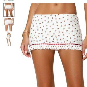 Edikted Mica Floral Mini Skort